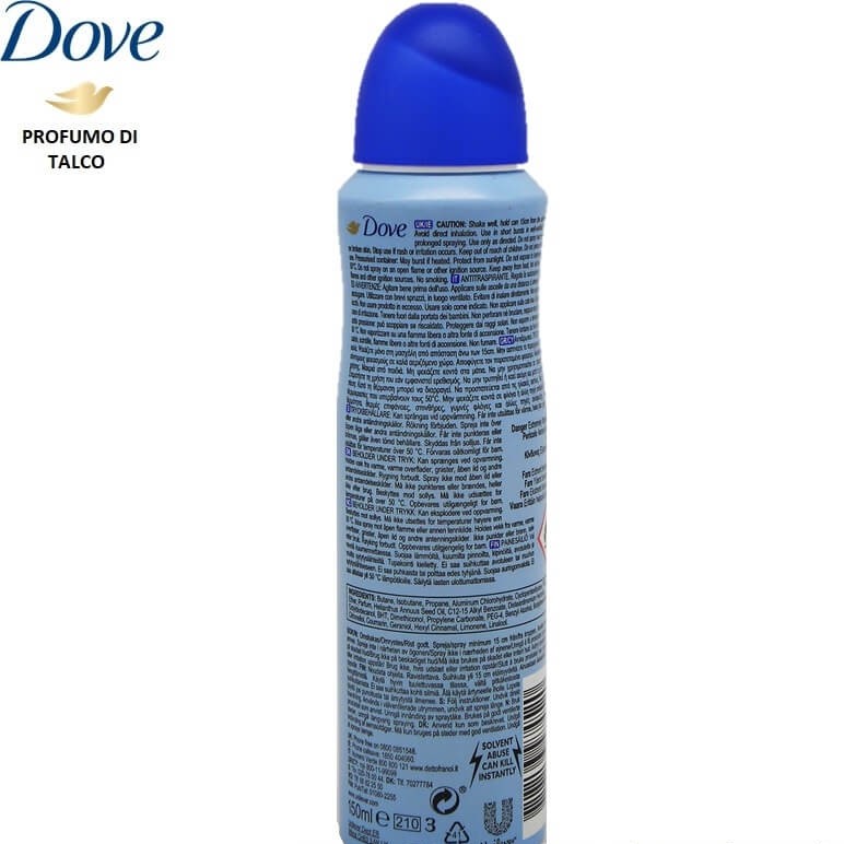 Xịt Khử Mùi Nữ Dove 48h Talco - 150ml