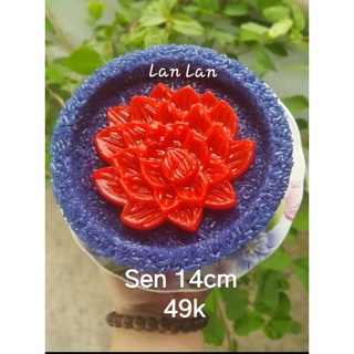 khuôn xôi tròn 14cm ( hoa sen và hoa hồng )