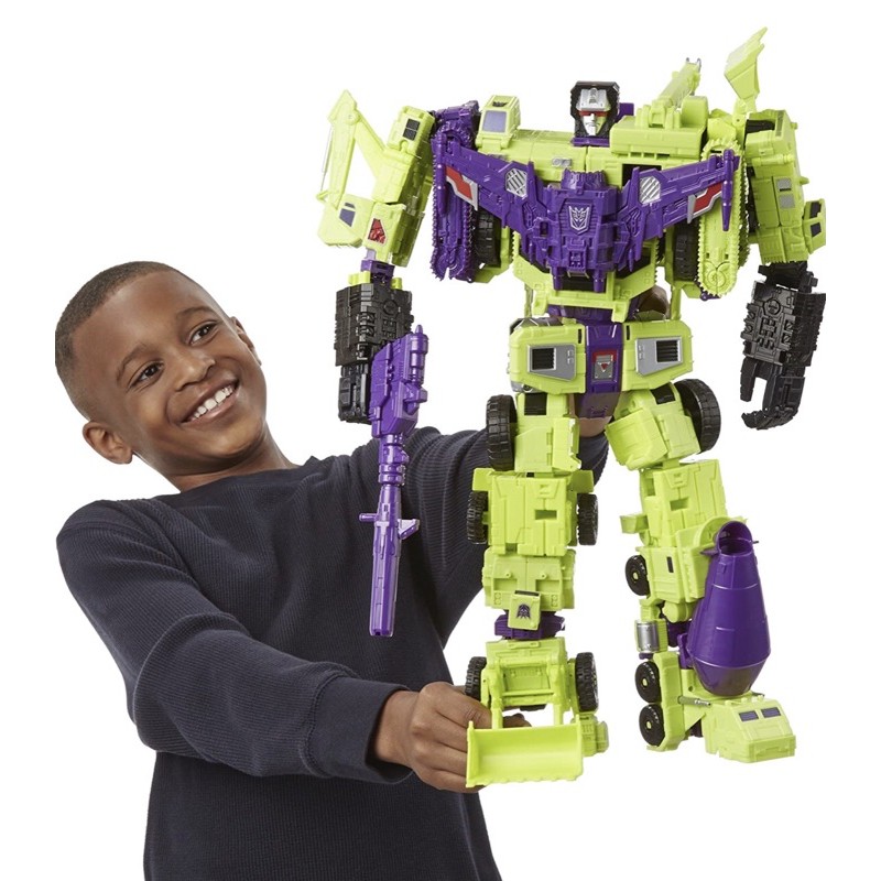 Bộ lắp ráp Robot Combiner War Devastator khổng lồ 18inch/45cm của Hasbro