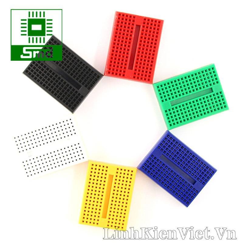 Board test SYB-170 45 x 35mm bo cắm test mạch Breadboard Siêu Nhỏ 170 lỗ nhiều màu