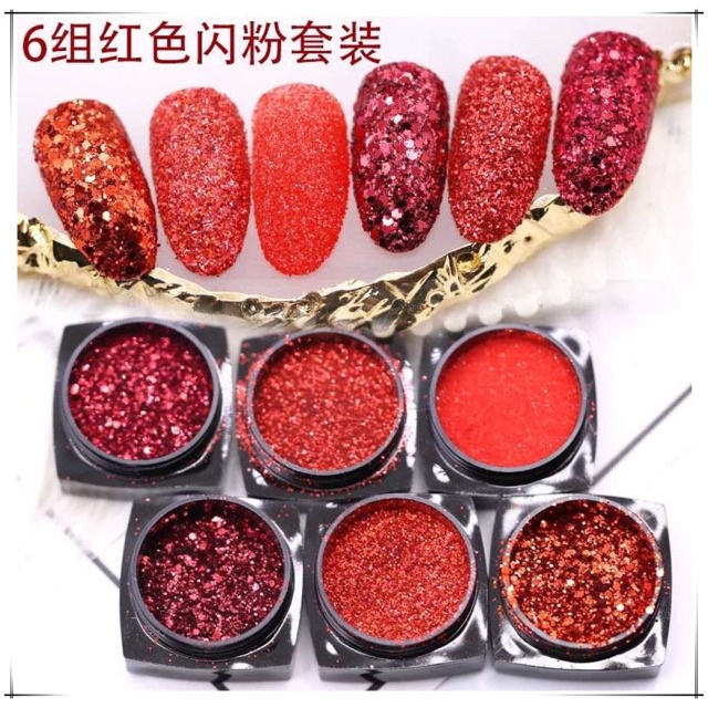 Kim tuyến 6 hủ màu đỏ