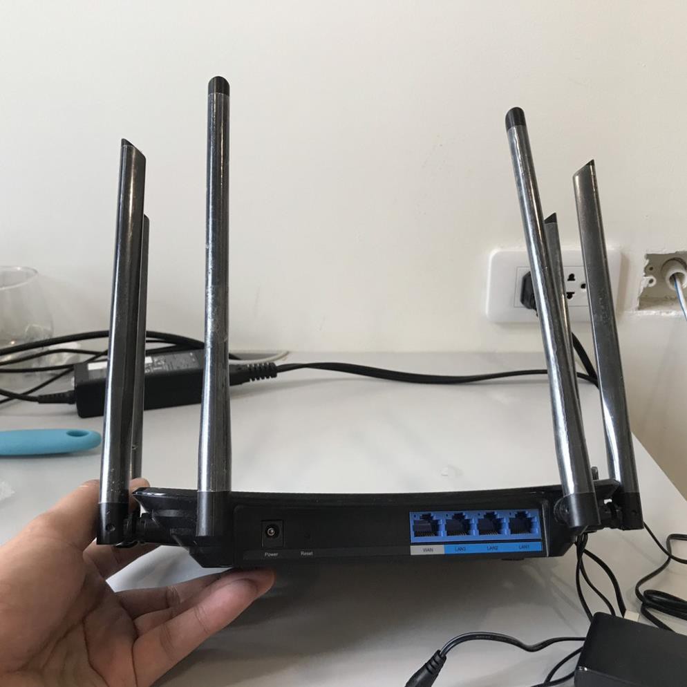 Bộ phát wifi tp link 6 Râu WDR7300, Băng tần kép, AC 1.750Mbs - Siêu Khỏe
