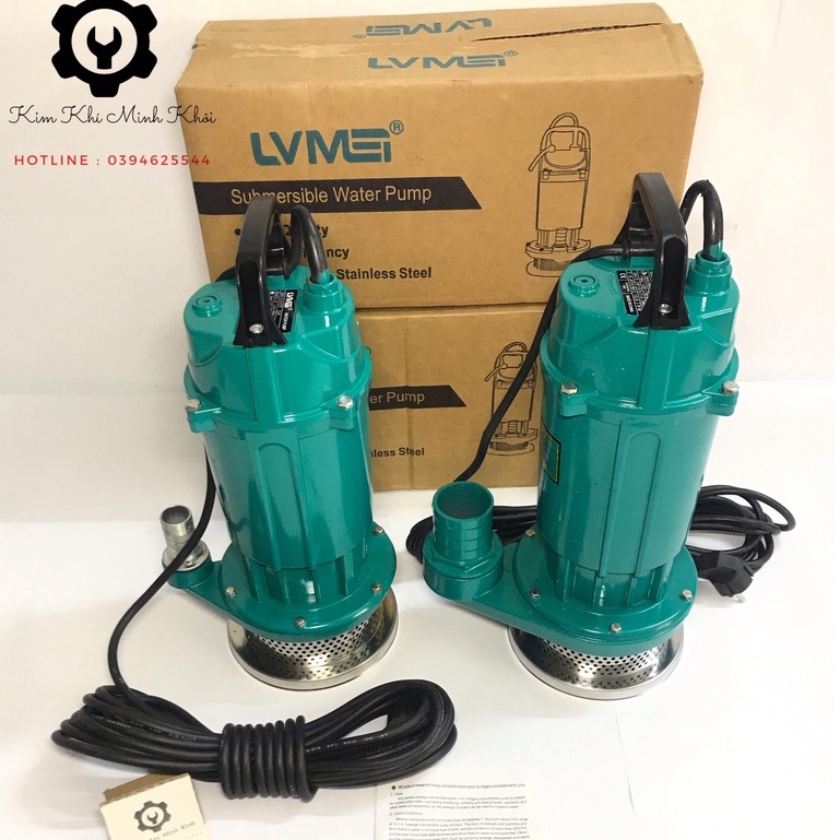 [SIÊU BỀN]Máy bơm nước chìm| Bơm tõm 750W đầu ra F50 và F27 LVME 167L/phút( Bảo hành 6 tháng lỗi 1 đổi 1)