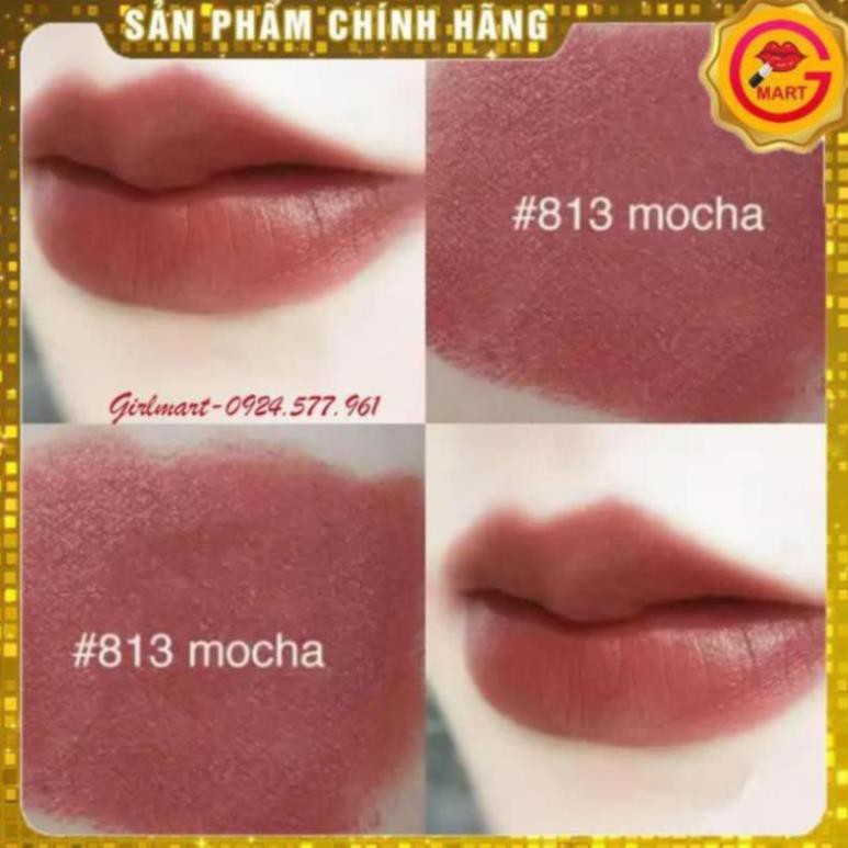 [1 ĐỔI 1] Son Mac Mocha 813 Satin - Màu cam đất thời thượng | BigBuy360 - bigbuy360.vn