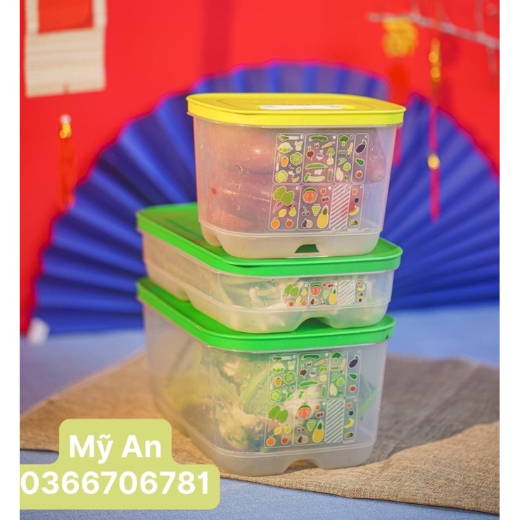 Set 3 hộp trữ mát Vensmart