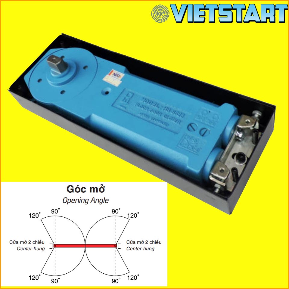 Bản lề sàn Inox304 NEO 8623 -Japan Standard 150kg