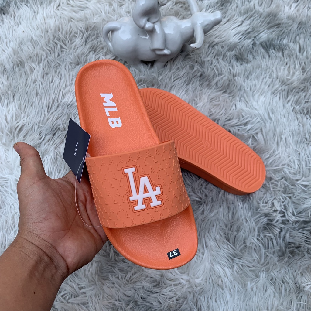 Dép nam nữ LA, MLB đế sóng hàng loại 1 đế 2,5cm