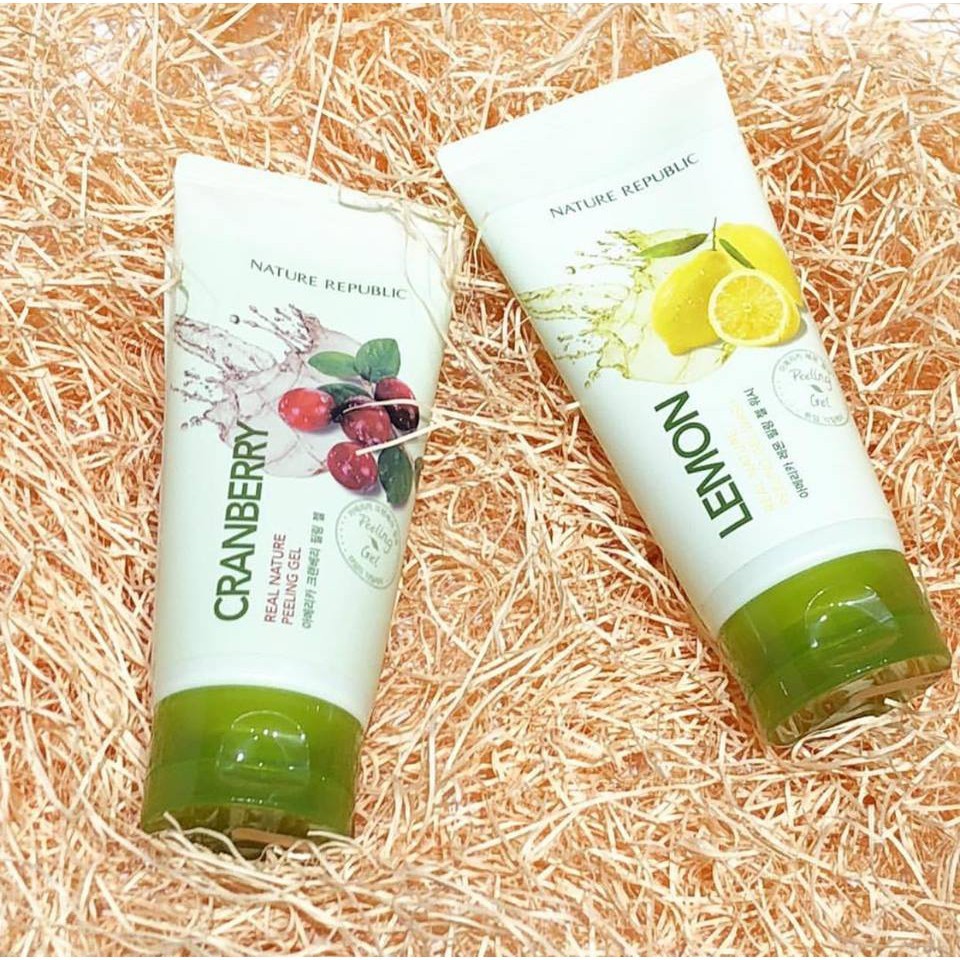 Gel tẩy tế bào chết NATURE REPUBLIC Real Nature Peeling Gel 120ml | BigBuy360 - bigbuy360.vn