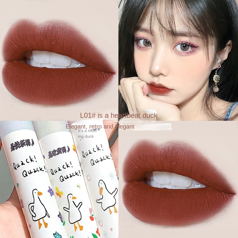 Son Môi Màu Nhung Lì Lâu Trôi Không Khô Và Không Phai Màu