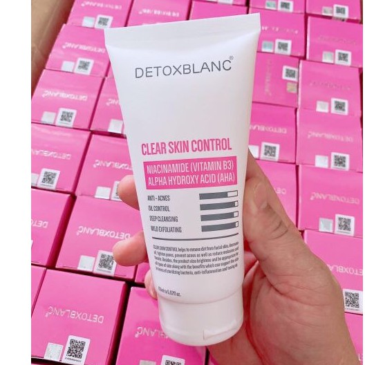 CHÍNH HÃNG Sữa rửa mặt sinh học detox blanc thải độc sạch sâu
