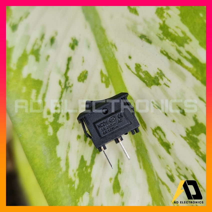 Công tắc bập bênh 2P KCD1 125V - 6A , size 10*15mm