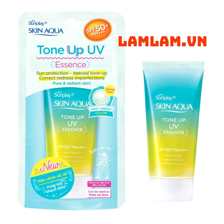 Kem Chống Nắng Rohto Skin Aqua Tone Up UV Essence SPF 50+ PA+++ (50g)