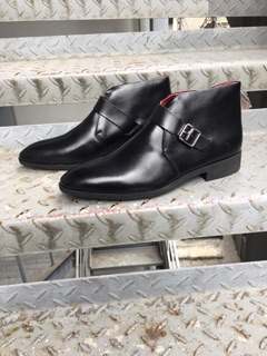 [TẶNG LÓT TĂNG CHIỀU CAO]CHUKKA BOOT - CÓ KHUY tăng chiều cao DA BÒ 100%