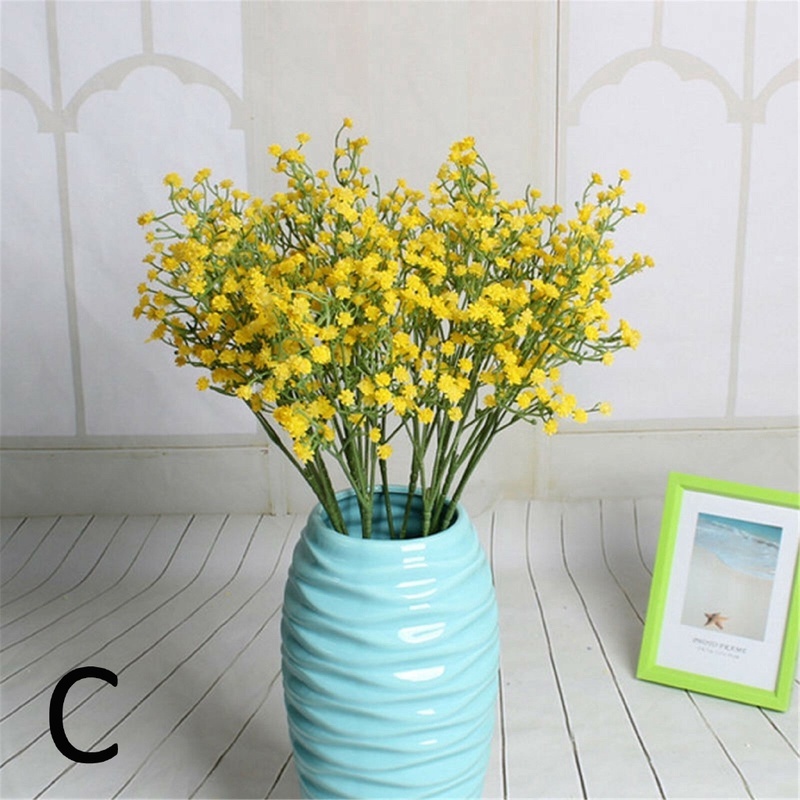 Bó nhánh hoa giả xinh xắn dùng trang trí gypsophila