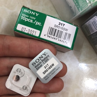 PIN ĐỒNG HỒ Sony SR516SW-317 Chính hãng