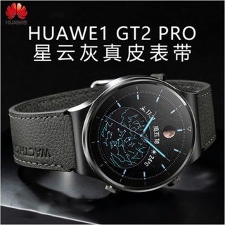 Thích hợp cho HUAWEI HUAWEI GT2 / 3 / 4 46mm / GT3 / 2 Pro Dây đeo đồng hồ bằng da thật HUAWEI watch3 / 4Pro / gt / Glory Magic2 / GS3 / GS Pro Business 22mm Dây đeo cổ tay