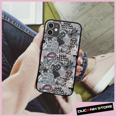 Ốp Lưng SAMSUNG hình Tìm Nơi Hạnh Phúc Và Ở Lại Đó collage viền vuông  cho các dòng iPhone PAP20210942