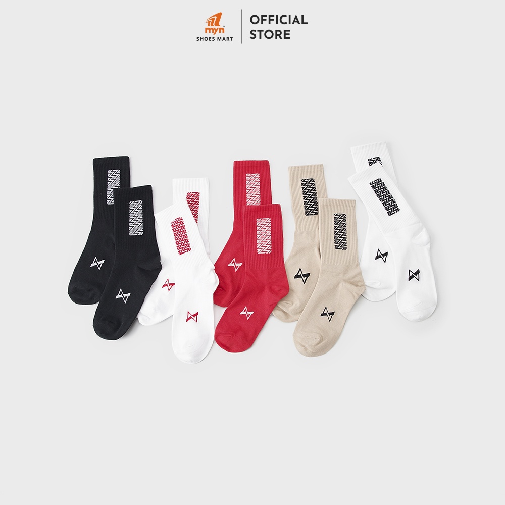 Vớ Tất Cotton ZX 01 họa tiết Pattern ZX bảng màu basic hàng cao cấp