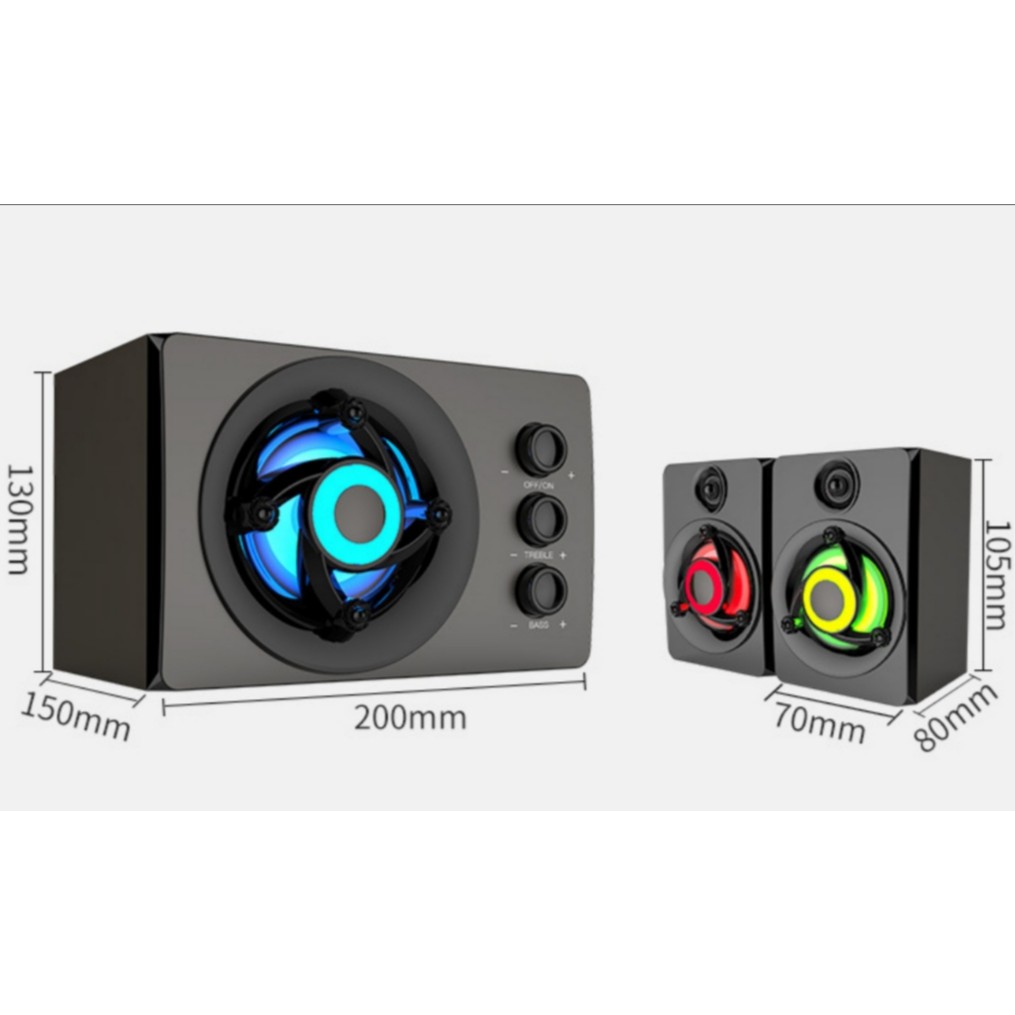 Loa Vi tính  FT- 380U loa bluetooth, điện thoại, laptop, máy tính, bass khỏe (có video test loa + có remote điều khiển) | BigBuy360 - bigbuy360.vn