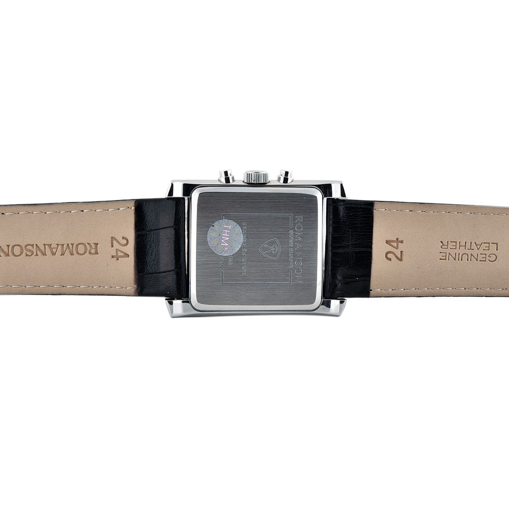 Đồng hồ nam Romanson Man Watch TL0342BMWBK dây thép kiểu dáng thể thao sport, chống nước, máy Thụy Sĩ cao cấp chính hãng