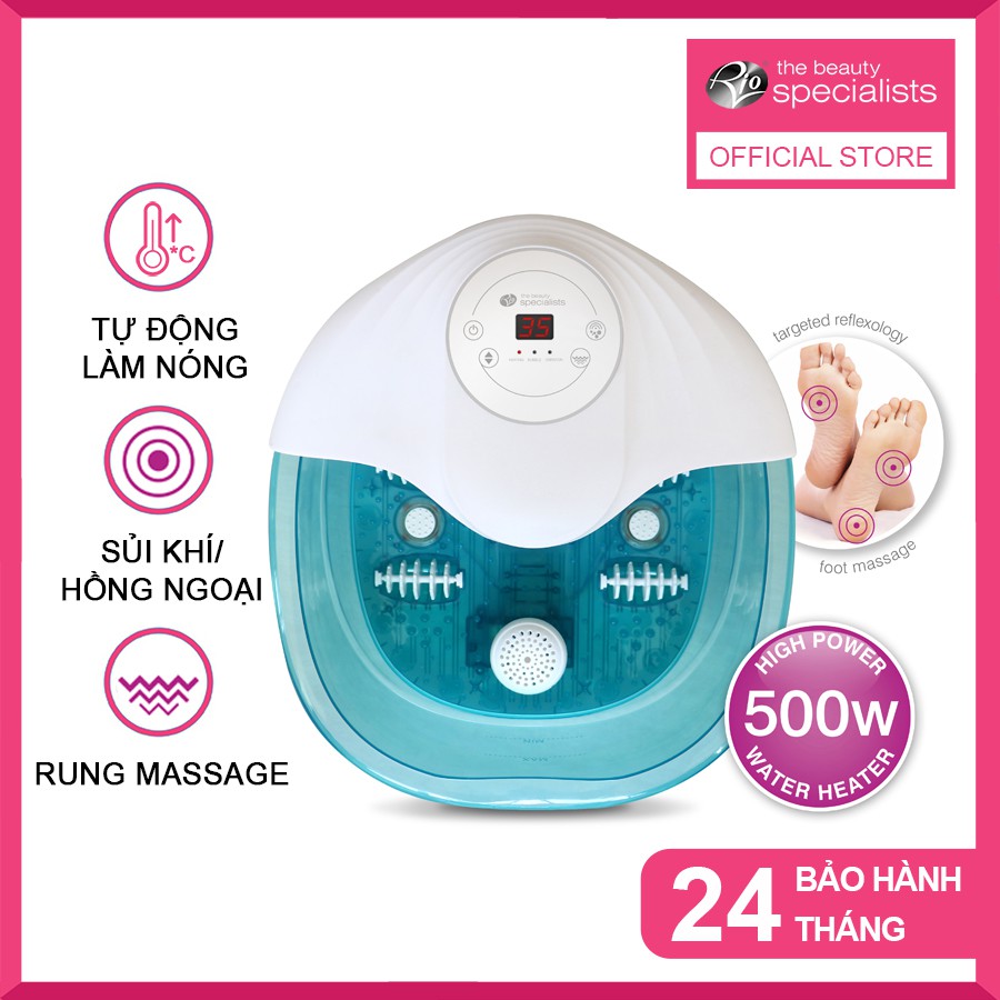 &lt;Chính hãng UK&gt;Bồn Ngân Chân massage điều chỉnh nhiệt độ RIO FTBH5