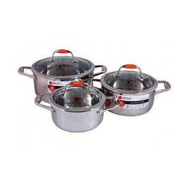 Bộ 3 nồi inox cao cấp