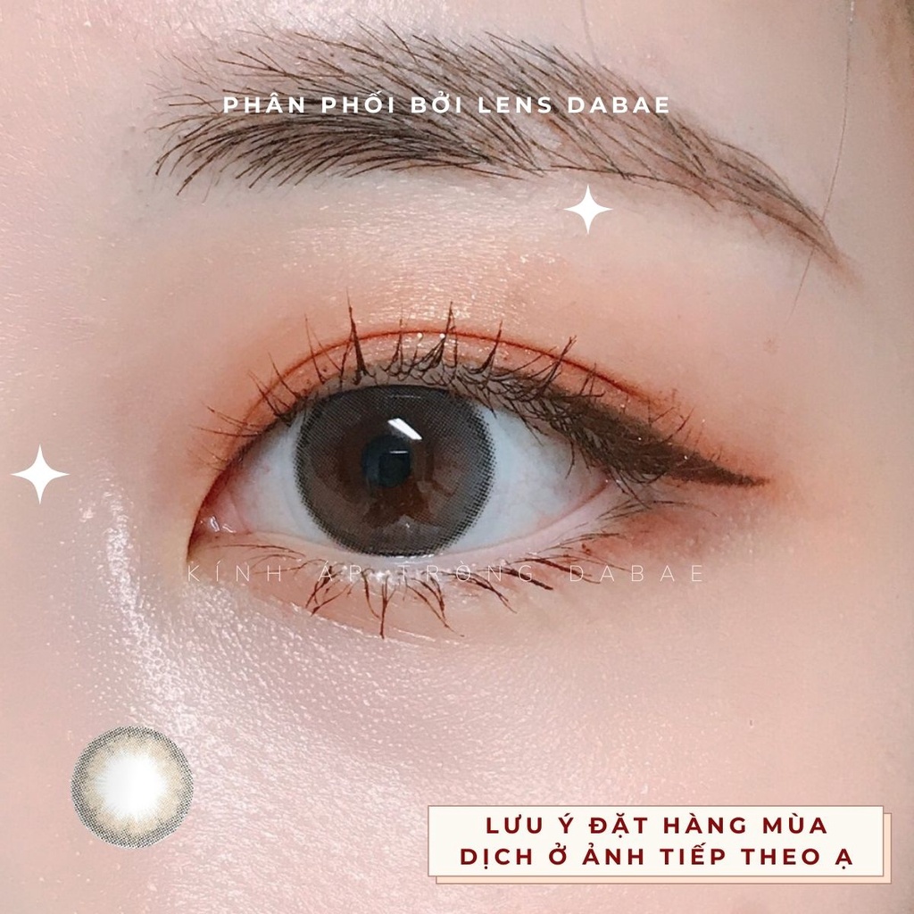 lens 1 ngày kính áp tròng MILD GRAY có cận Hàn Quốc DABAE | hãng Lens-Me