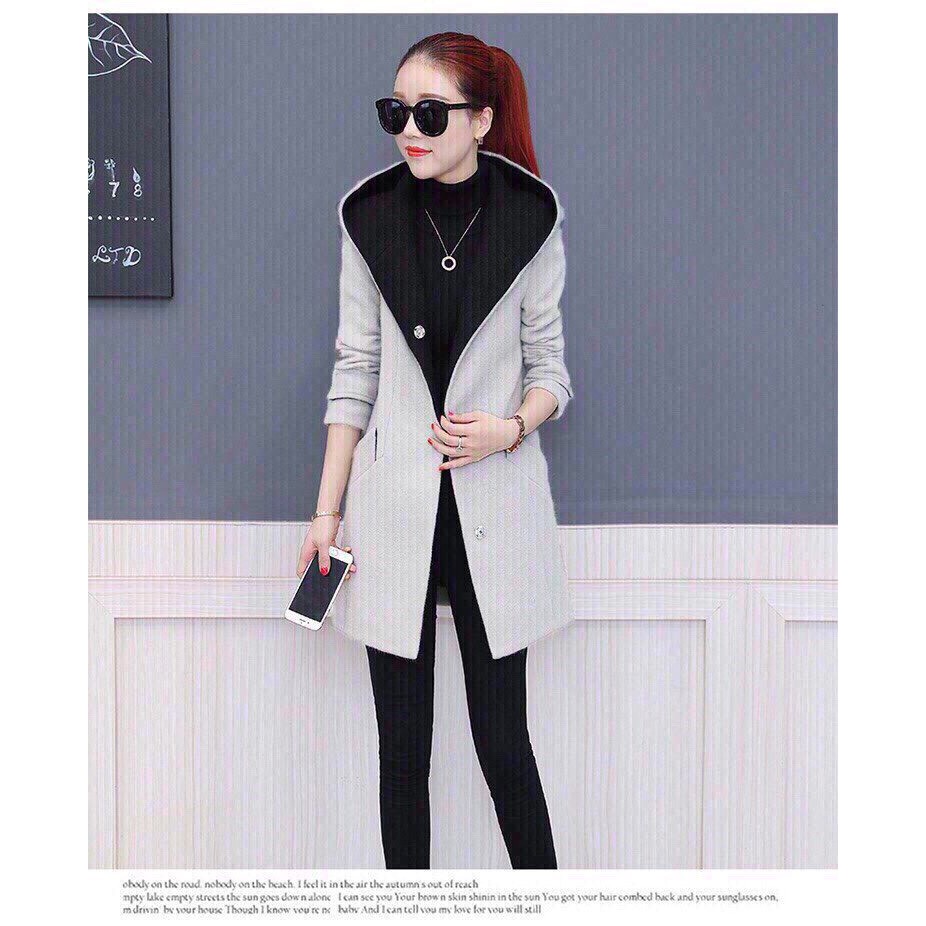 áo khoác kaki phối nón KS310320