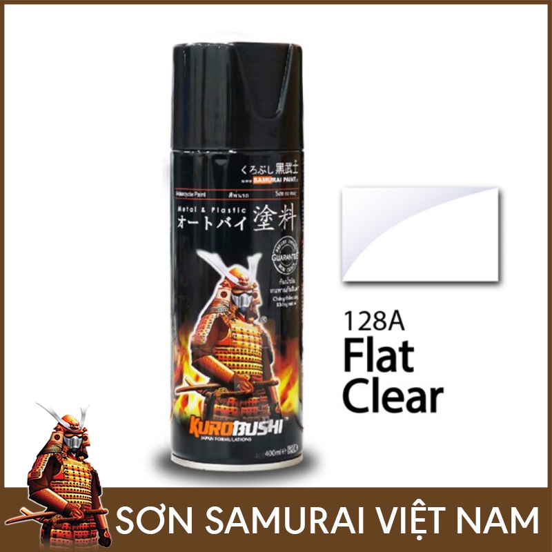 Sơn samurai đen nhám 109a - Chai sơn xịt samurai đen mờ 109A