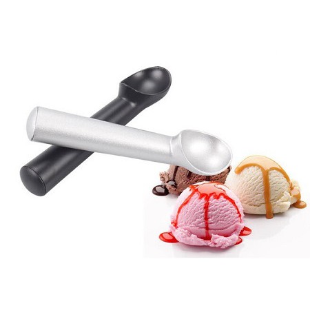 DỤNG CỤ ĐẬP ĐÁ - MUỖNG MÚC KEM ĐÚC 18CM Vo tròn viên kem cực dễ với thìa múc kem Ice Cream Scoop