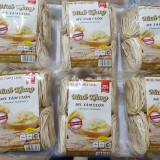 Com bo 3 gói mì tăm cuộn 350gr màu tự nhiên Minh Khang