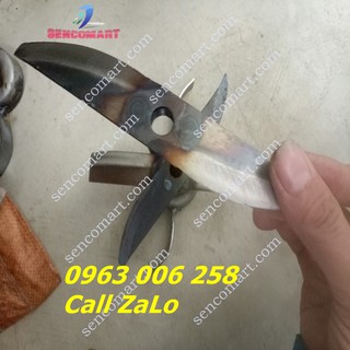 Bộ lưỡi dao 4 lưỡi máy băm rau bèo - sắc bén,không han gỉ