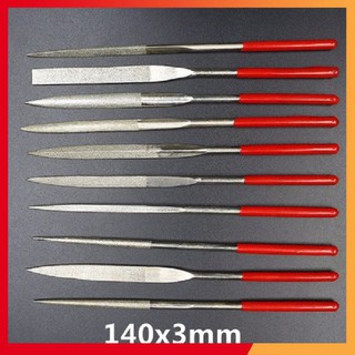 Bộ 10 Dũa Kim Cương Mini dũa thủy tinh, đá, gốm sứ, kim loại: nhôm, thép không gỉ