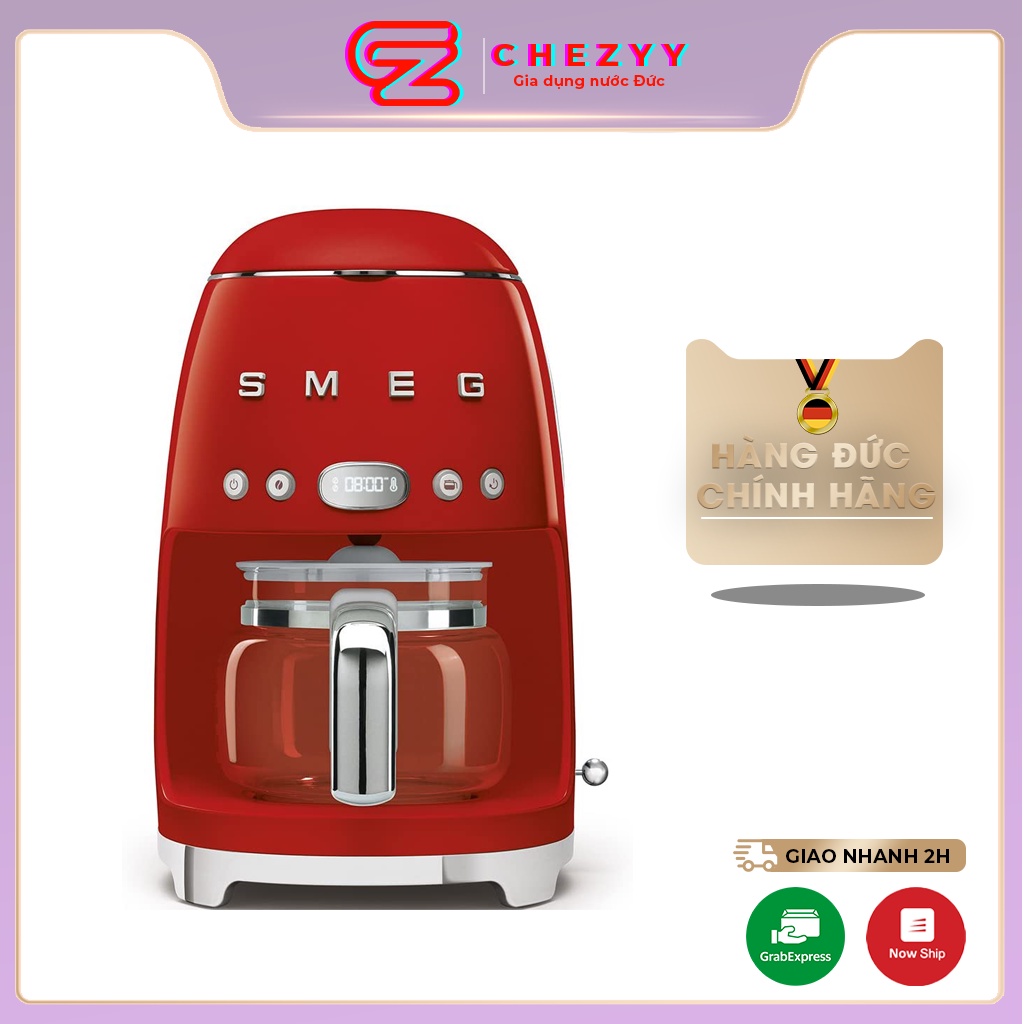 Máy pha cafe Smeg DCF02 nhỏ giọt, phong cách retro [Made in Italy]