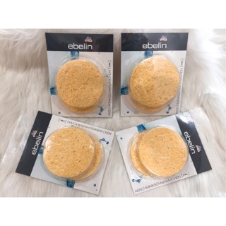 MIẾNG BỌT BIỂN RỬA MẶT EBELIN - KHÁNG KHUẨN ( hộp 2 miếng)