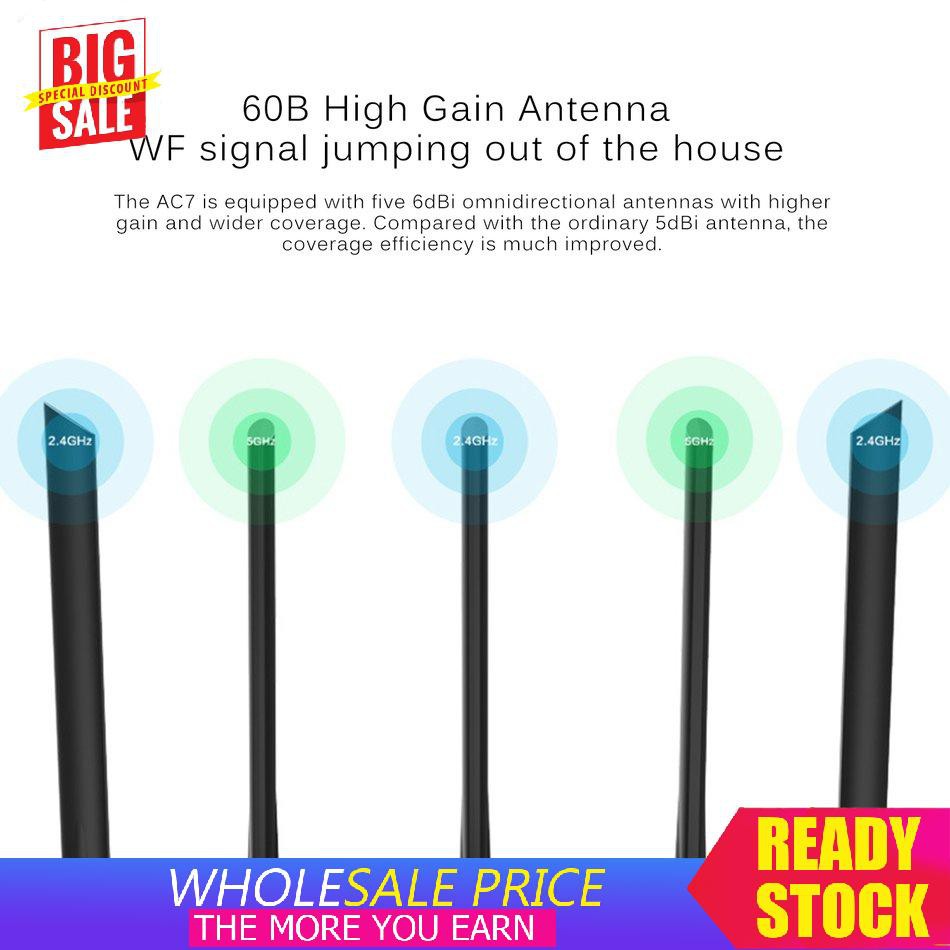 Ăng Tenda Ac7 5 5g Wifi Tốc Độ Cao Bộ phát sóng wifi | BigBuy360 - bigbuy360.vn