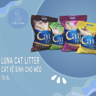 Cát vệ sinh cho mèo thế hệ mới Luna túi 8L - Maly petshop