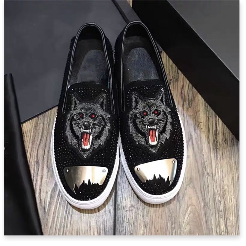 🌸 TOP SHOES ★ Giầy lười sói đính đá  cho nam ★ GIÁ GỐC | BigBuy360 - bigbuy360.vn