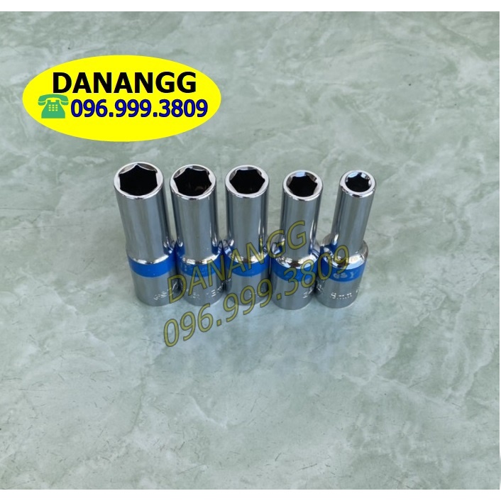 Típ dài 8 10 12 13 14 bộ 5 đầu dài 78mm cần 1/2