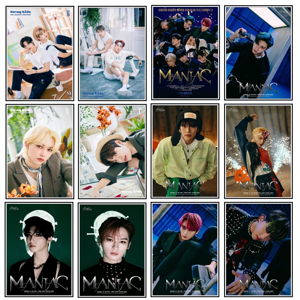 Poster Nhóm Nhạc Stray Kids KPOP Stray Kids Mới Chất Lượng Cao