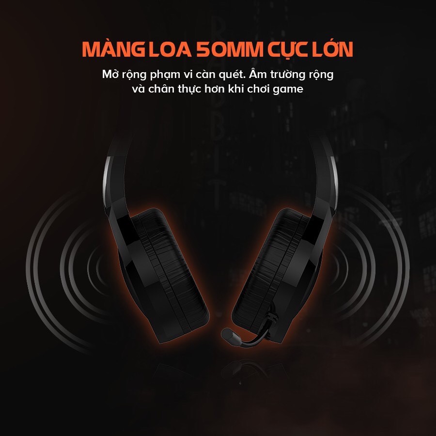 Tai Nghe Gaming Headphone HAVIT H2232D, Driver 50, Đèn RGB, Mic Khử Ồn, Đa Tương Thích - Chính Hãng BH 12 Tháng