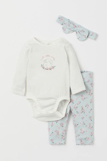 Bộ 3 chi tiết cho bé size 6-9m