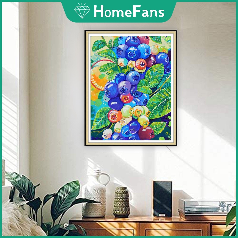 Bộ Tranh Đính Đá 5D Tự Làm 30x40cm / 40x50cm Hình Chim Và Bướm Trang Trí Nhà Cửa