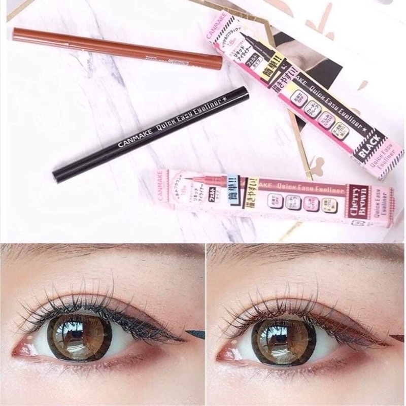 Bút kẻ mắt Quick Easy Eyeliner - Canmake