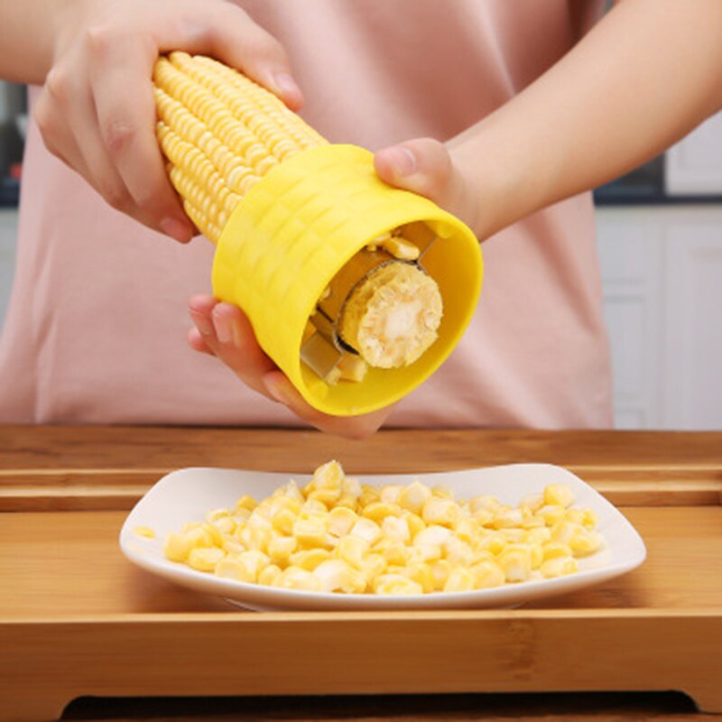 Dụng cụ tách hạt bắp bằng thép không gỉ tiện dụng cho nhà bếp