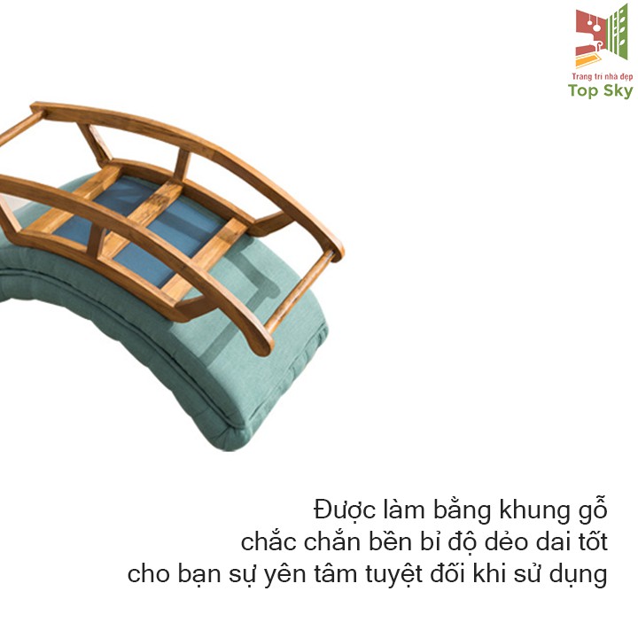 Ghế thư giãn Ghế sofa bập bênh có đôn kèm gối Ghế lười Sofa lười -T157X