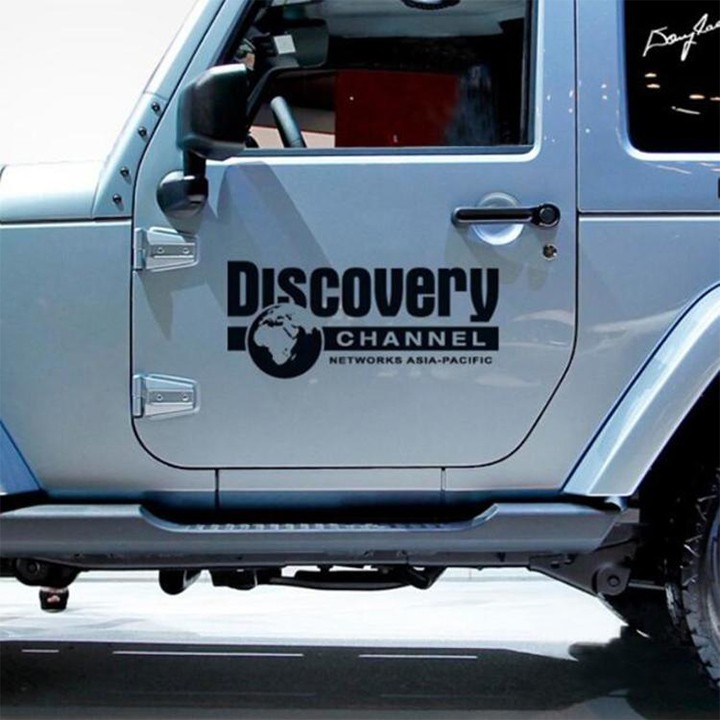 Sản phẩm  Tem dán decal DISCOVERY màu đen