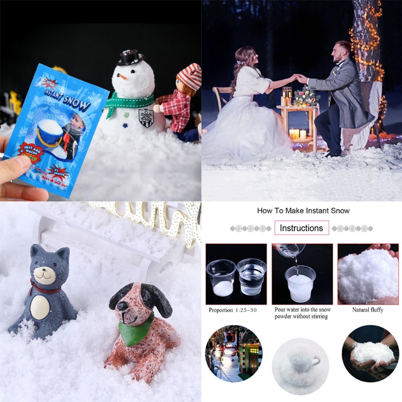 Bọt tuyết nhân tạo dùng trang trí Slime DIY