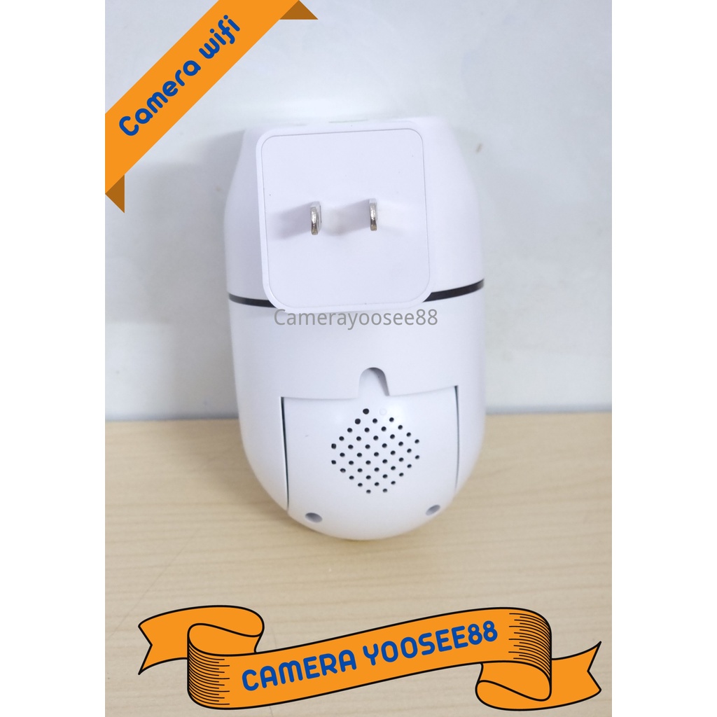 Camera wifi yoosee thiết kế độc đáo tích hợp chui cấm điện HK212 xoay 360° quay đêm có màu, đàm thoại 2 chiều