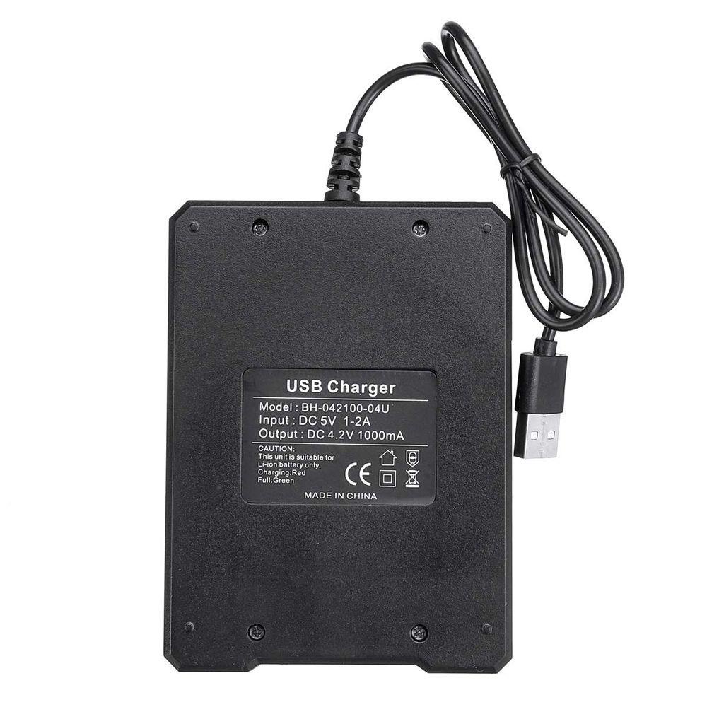 Bộ Sạc Pin Lithium Kép AC 110V 220V 18650 / 18500 / 16340 / 14500 / 26650 Cho Sạc 18650